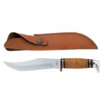 C386 W.R. Case fixed blade-leather